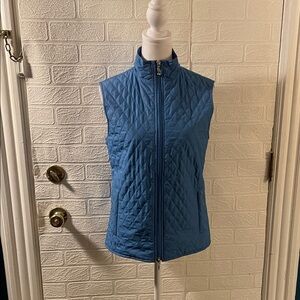 Ashworth Women's Quilted Blue Vest